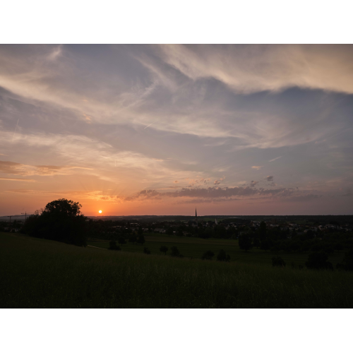 Abendrot in Amriswil