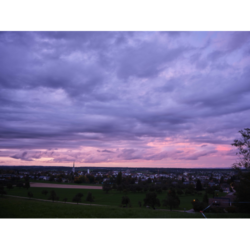 Amriswil im Abendrot